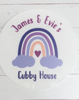 cubby house sign