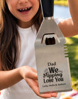 Custom engraved Father's Day BBQ tools
