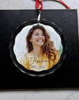 Memorial Christmas ornament with photo