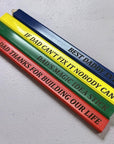 custom builder pencils gift for tradies and carpenters