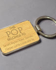 engraved keyring
