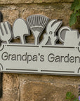 personalised garden sign