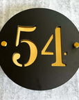 House number sign