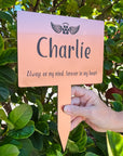 memorial garden stake