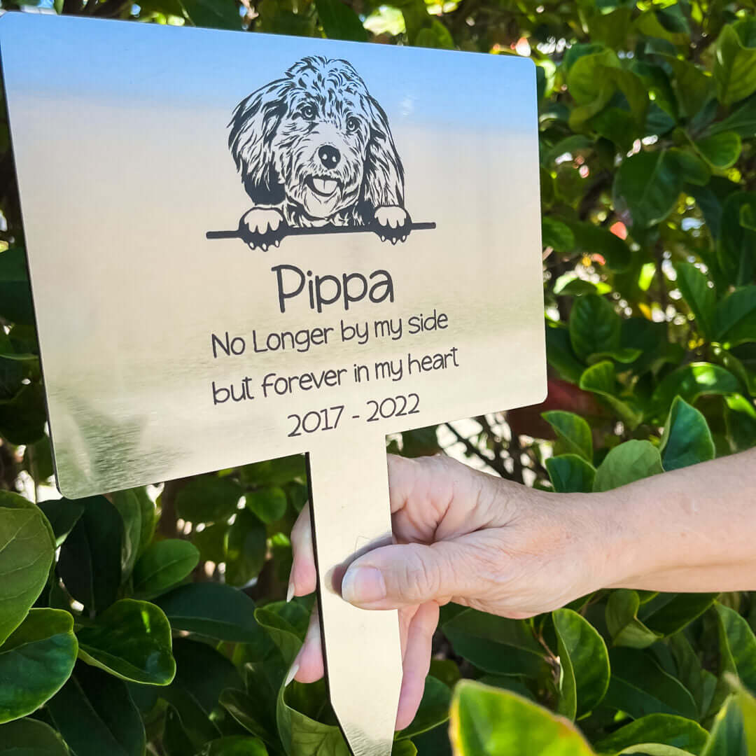 memorial garden plaque