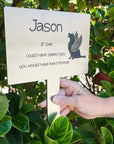 Memorial garden plaque