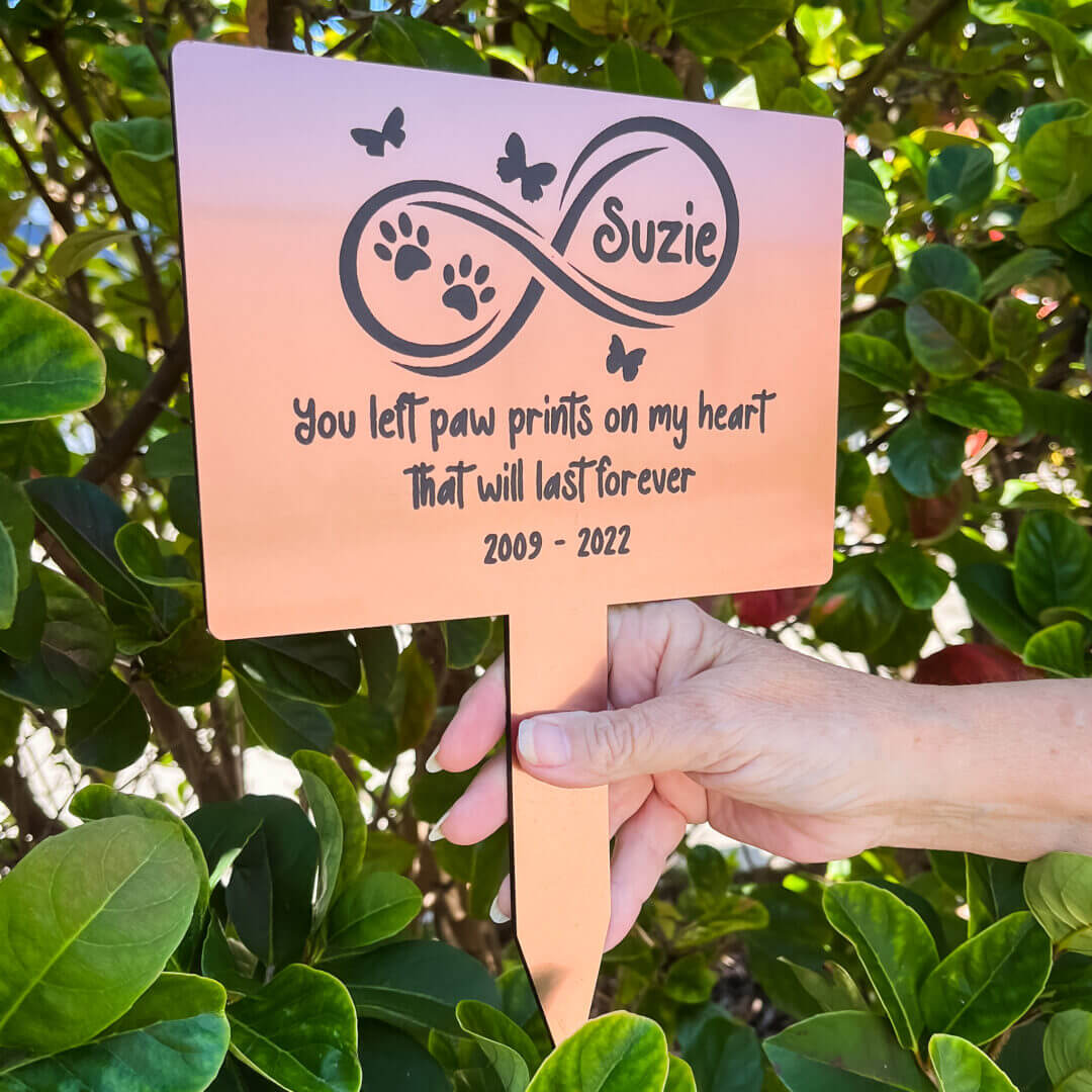 garden memorial plaque