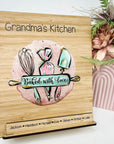 personalised cookbook stand