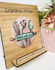 personalised cookbook stand