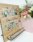 personalised cookbook stand