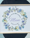 large wooden memorial keepsake box