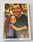 Cartoon Portrait on Acrylic