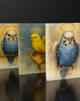 Pet Memorial Portrait – Angel Wings & Halo