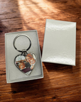 Sentimental heart keepsake keyring for Mother’s Day