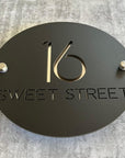 House number sign