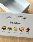 Personalised cookie tin, custom biscuit tin