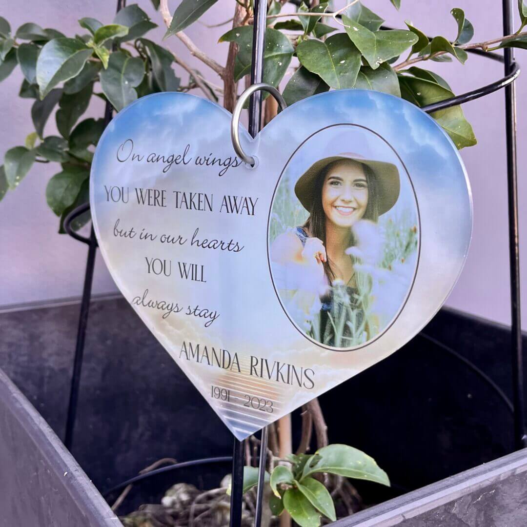 memorial garden plaque