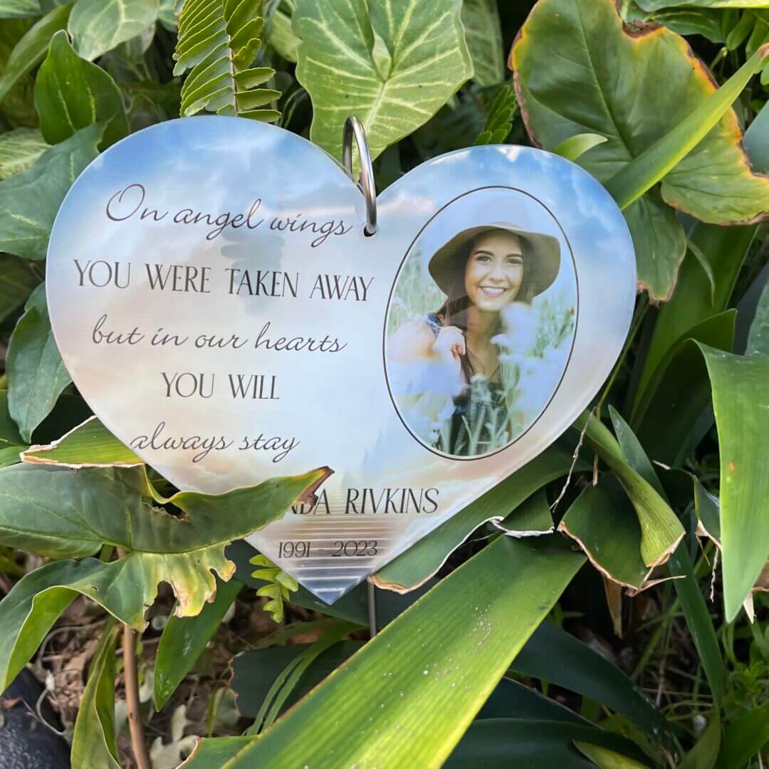 memorial garden plaque