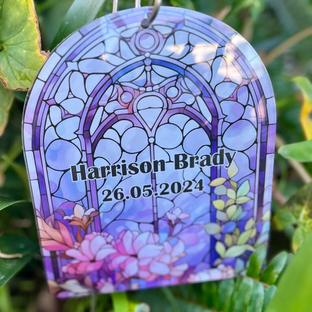 memorial garden plaque