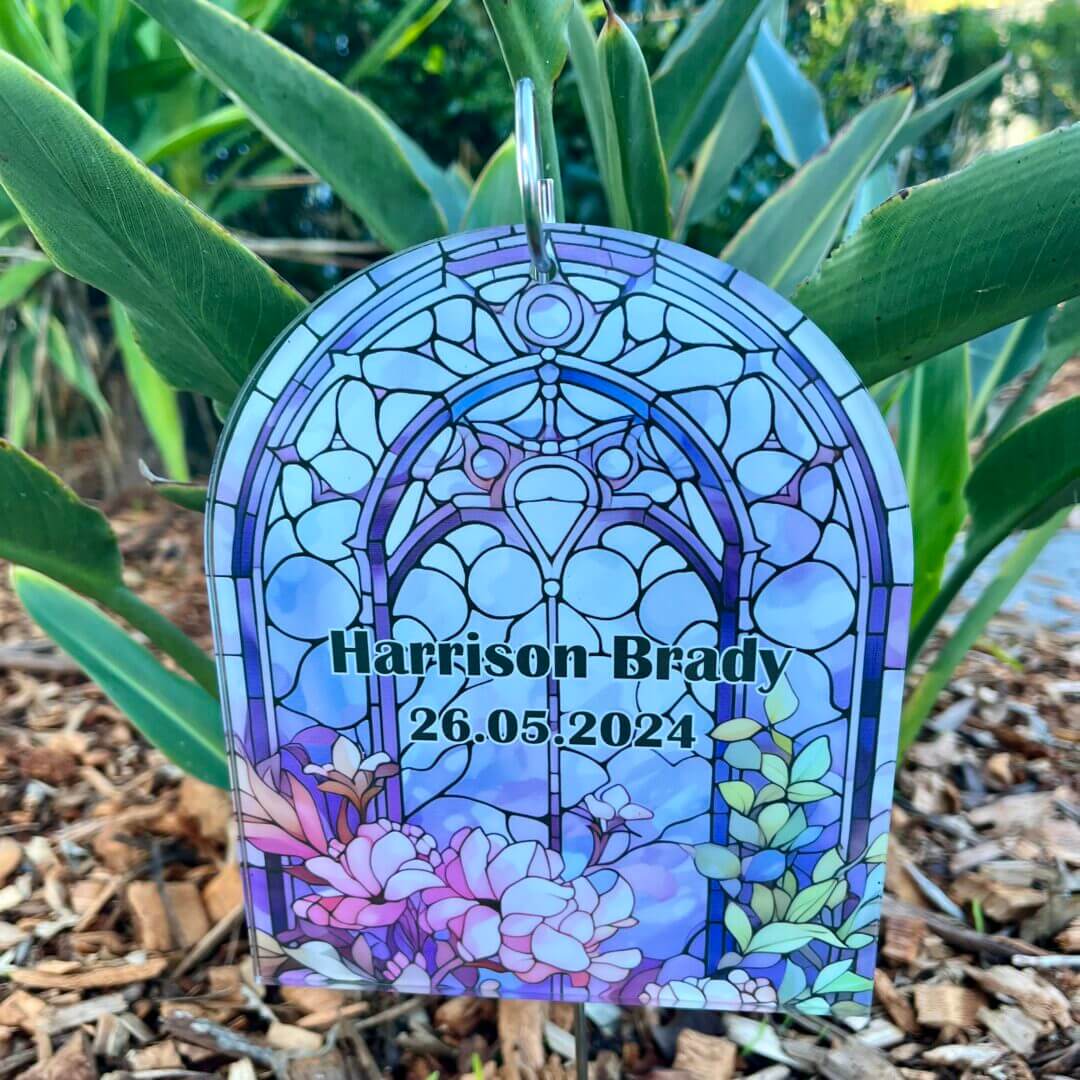 memorial garden plaque