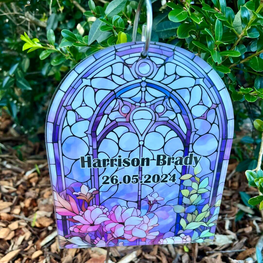 memorial garden plaque