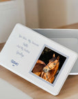 Pet sympathy metal tin with favourite hello saying