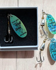 Valentine's-day-gifts fishing lure with custom names in gift box