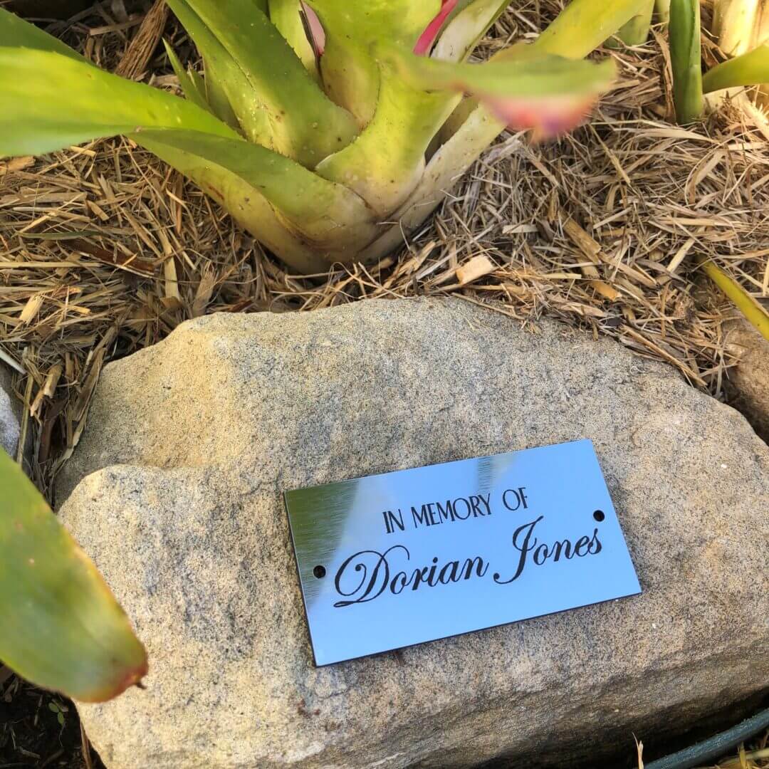 Memorial Plaque. memorial gift