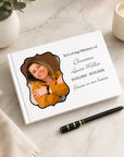 memorial signing book personalised