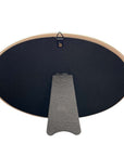Floral memorial plaque with stand and wall hook