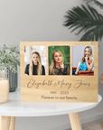 Memorial gifts Australia, Large free standing memorial photo block keepsake