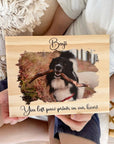personalised pet memorial photo block