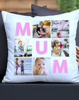 personalised mothers day pillow, photo cushion