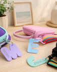 childs bag tag personalised