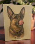 pet memorial portrait