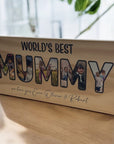 Mummy photo block, personalised mothers day gift