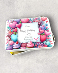 valentines day tin, personalised valentines gift