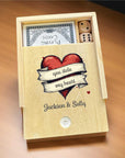 Valentines gift card set