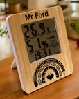 Personalised teacher gifts, teacher clock