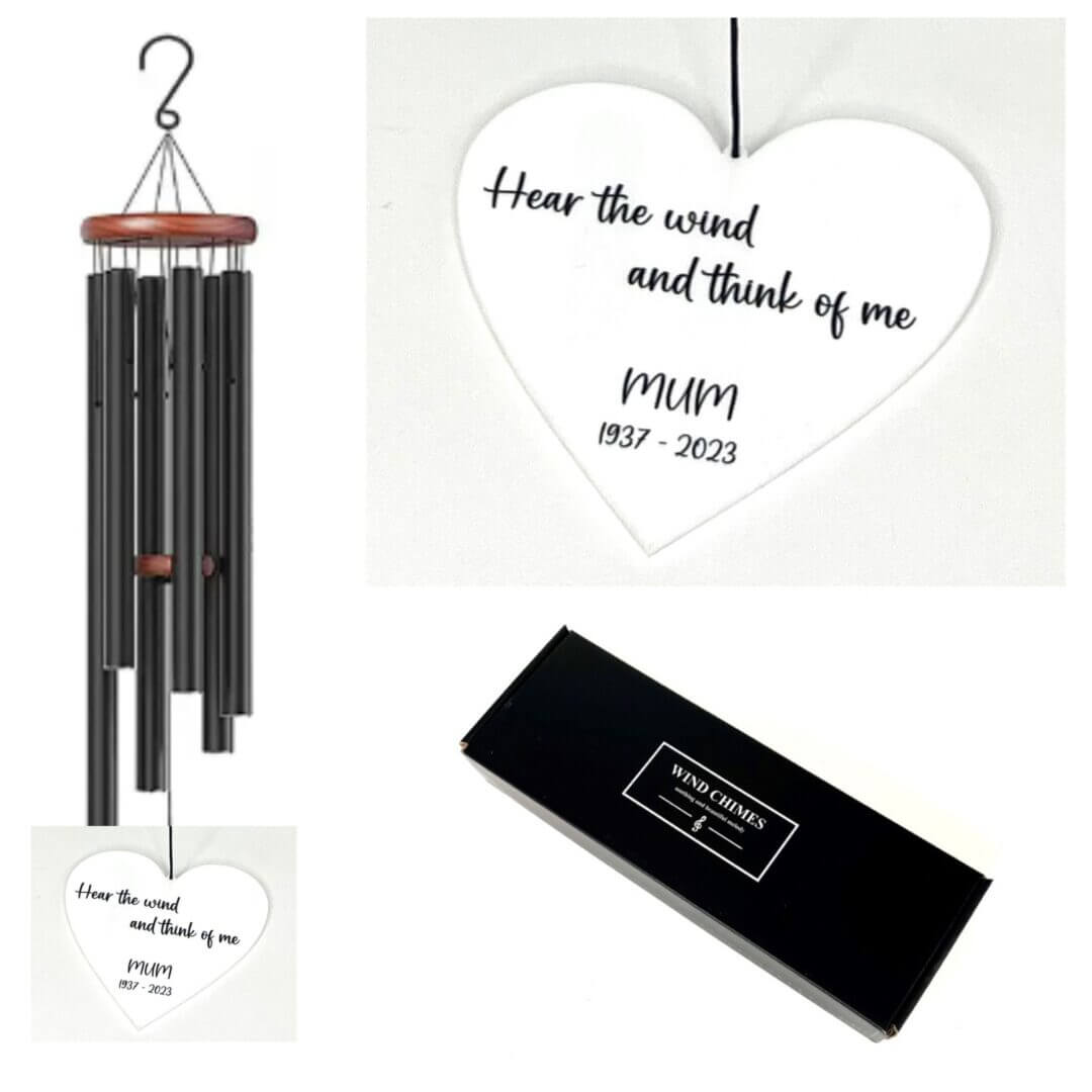 Memorial wind chimes, memorial gift