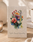 sympathy wildflower seed pack