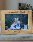 personalised photo frame. fathers day gift