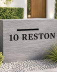 personalised house number sign