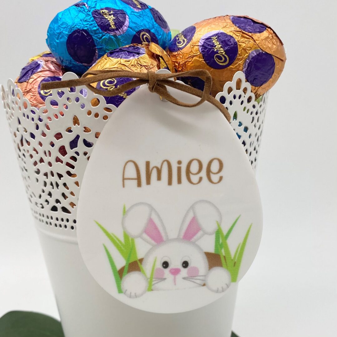 personalised easter tag
