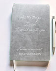 A5 Leatherette Notebook - The Things I Wish I Could Say