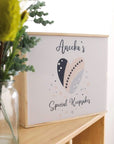 Personalised wooden keepsake box