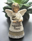 Angel With Cat Statue