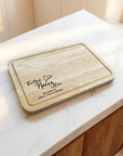 engraved nanny gift wooden chopping board
