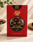 chocolate covered fruit and nut mix