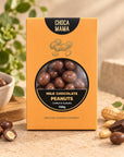 chocolate coated peanuts